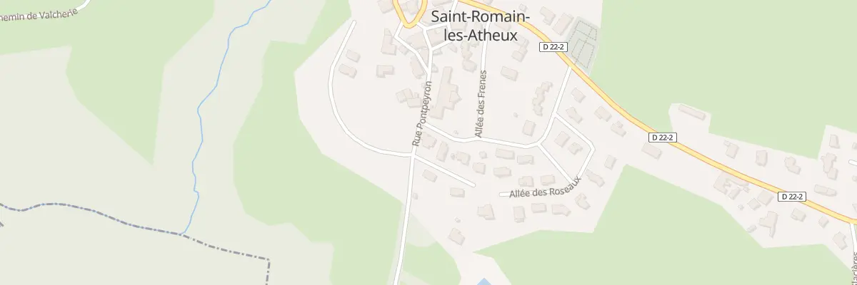 Plan du 325 All des Frenes à Saint-Romain-les-Atheux