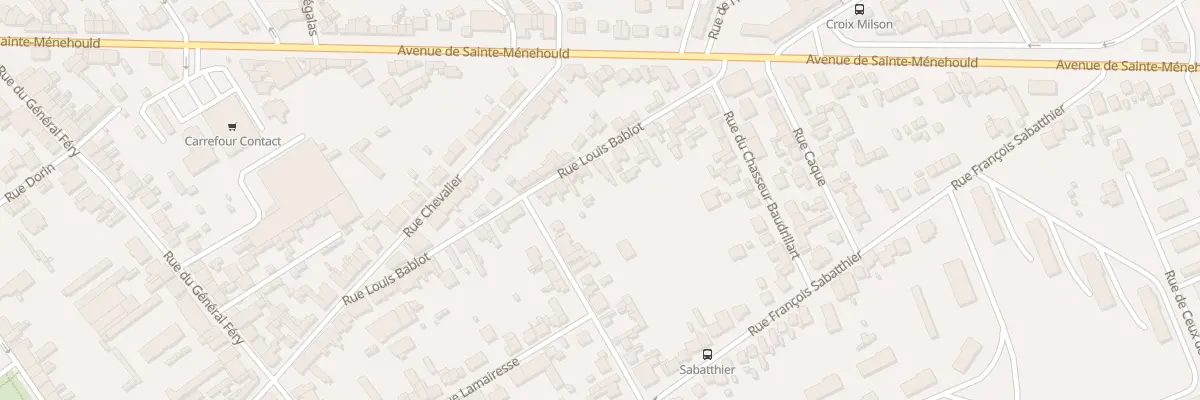 Plan du 30 Rue Louis Bablot à Châlons-en-Champagne