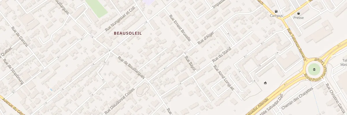 Plan du 103 Rue d’Alger à Nîmes