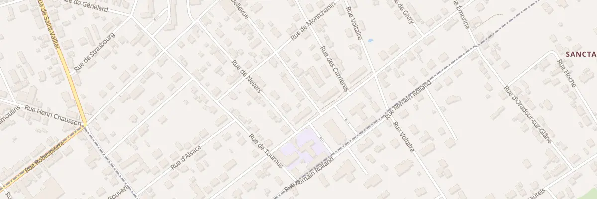 Plan du 32 Rue de Bellevue à Montceau-les-Mines
