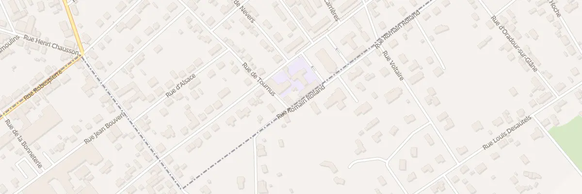 Plan du 21 Rue de Tournus à Montceau-les-Mines