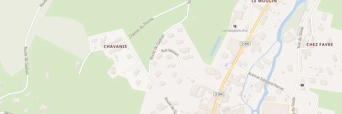 Plan du 5419 Chavanis à Cublize