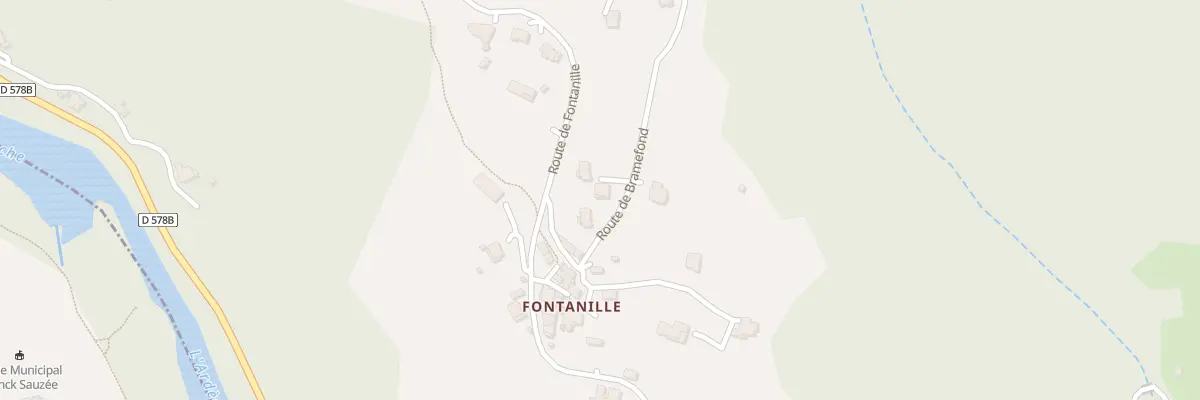 Plan du 3 Rte de Bramefond à Ucel
