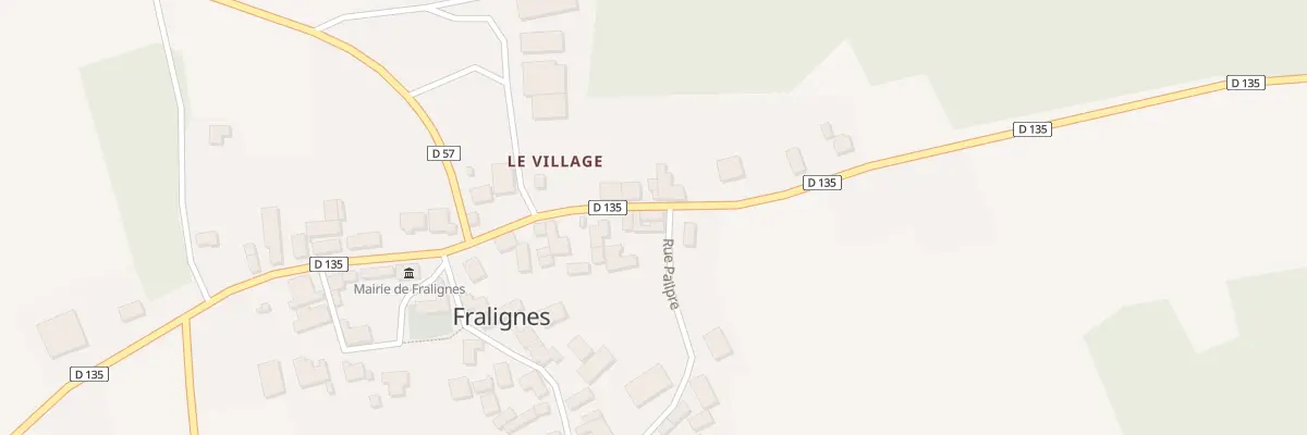 Plan du 12 Rte de la Fontaine à Fralignes