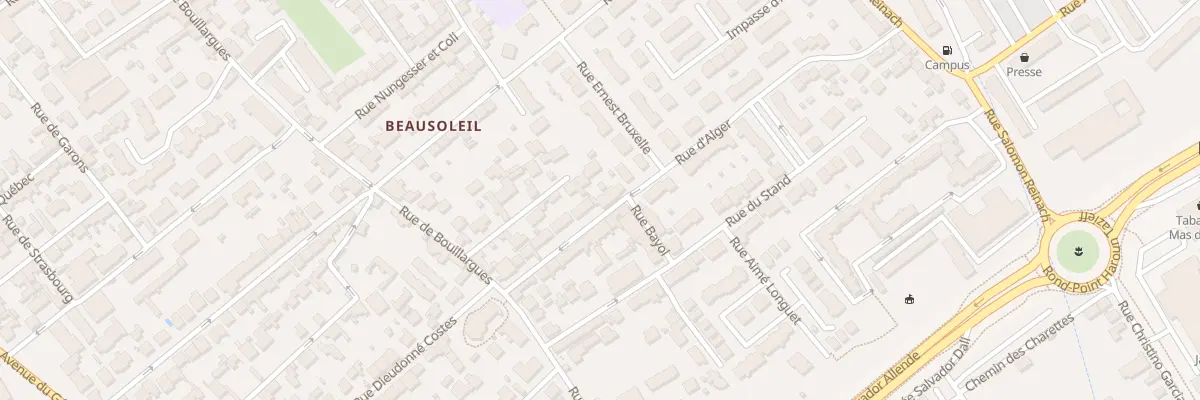 Plan du 113 Rue d’Alger à Nîmes
