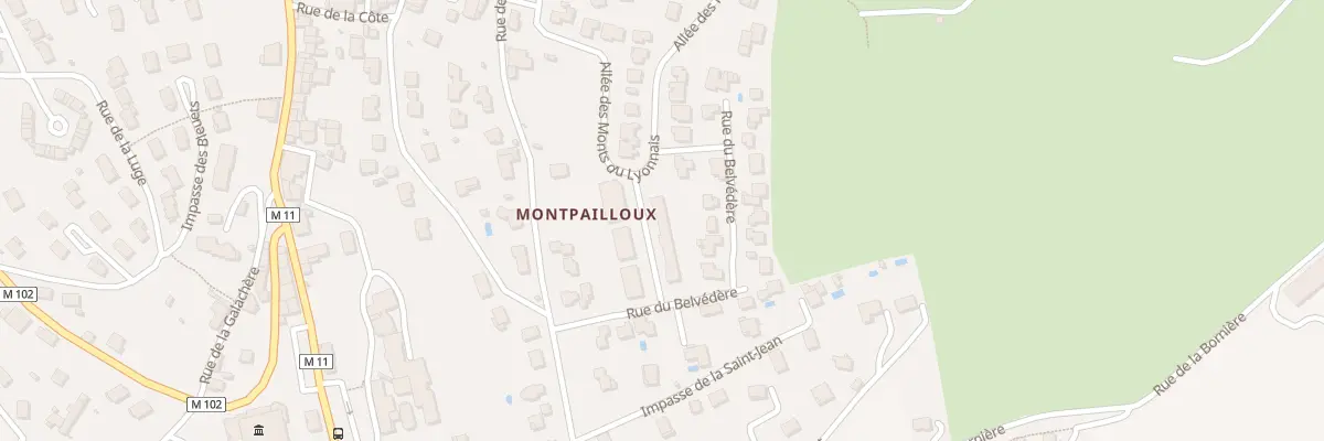Plan du 3 All du Belvédère à Saint-Héand