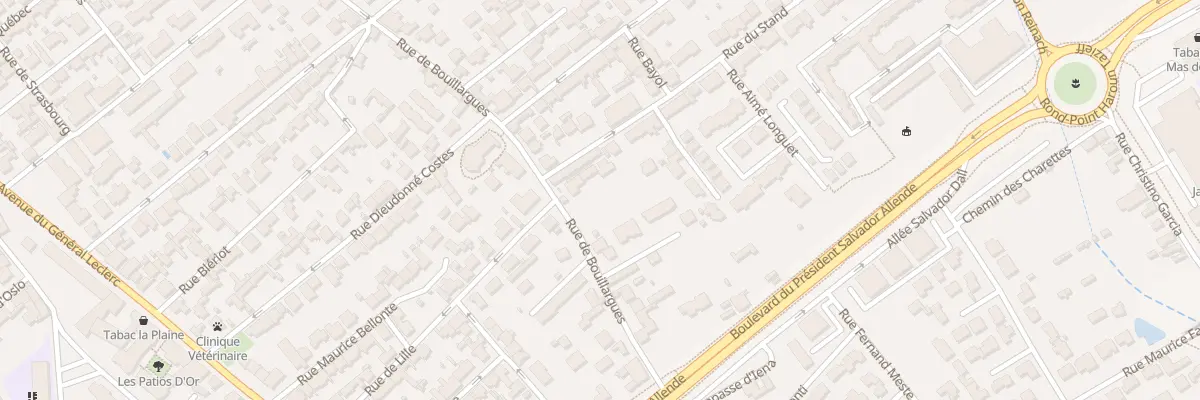 Plan du 793 Rue de Bouillargues à Nîmes