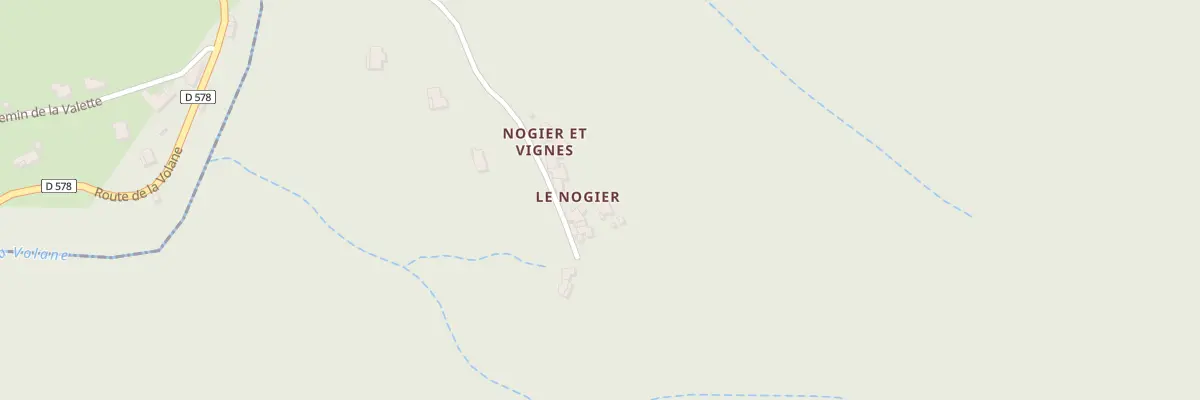 Plan du 156 Call du Four du Nogier à Genestelle