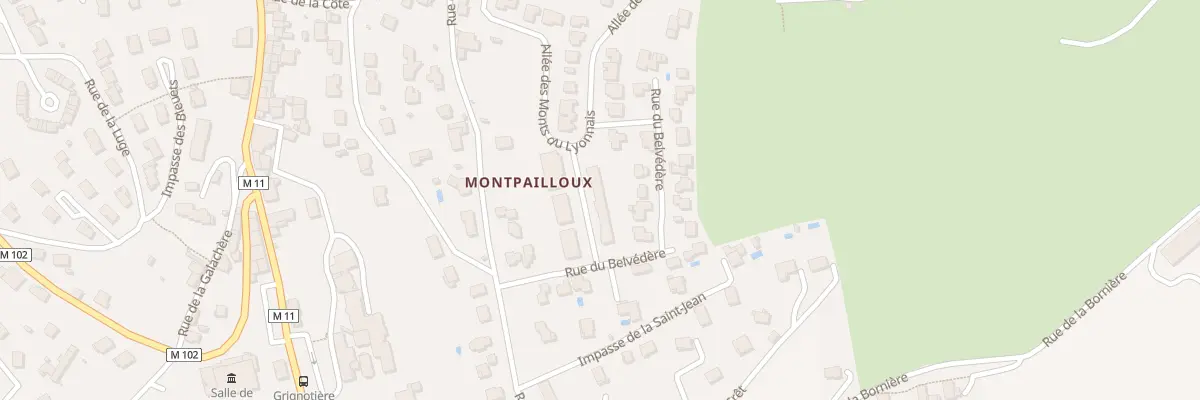 Plan du 5 All du Belvédère à Saint-Héand