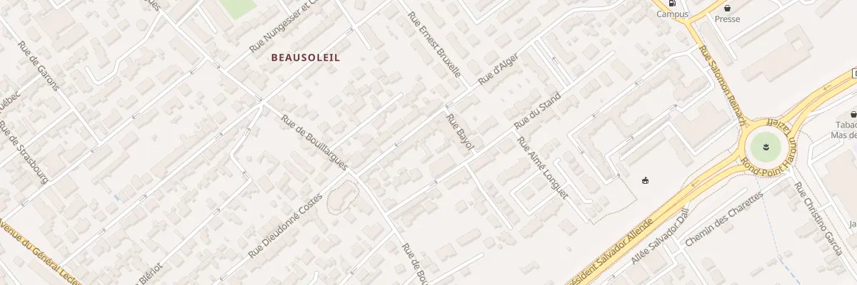 Plan du 88 Rue d’Alger à Nîmes