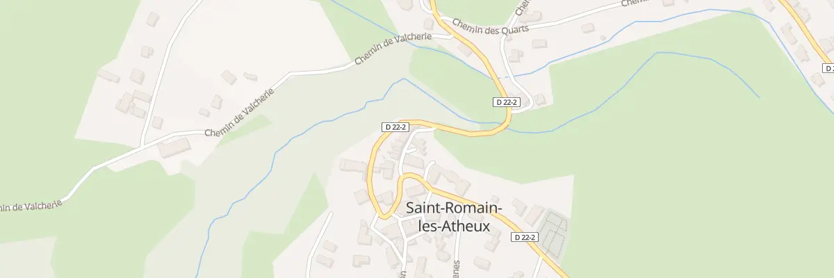 Plan du 1 Pl du Prieuré à Saint-Romain-les-Atheux