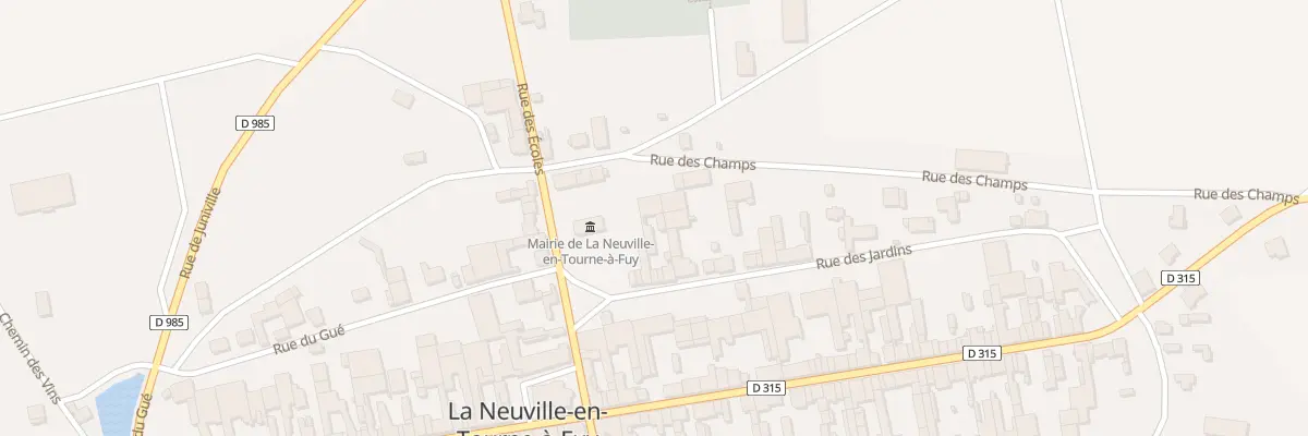 Plan du 5 Rue des Jardins à La Neuville-en-Tourne-à-Fuy