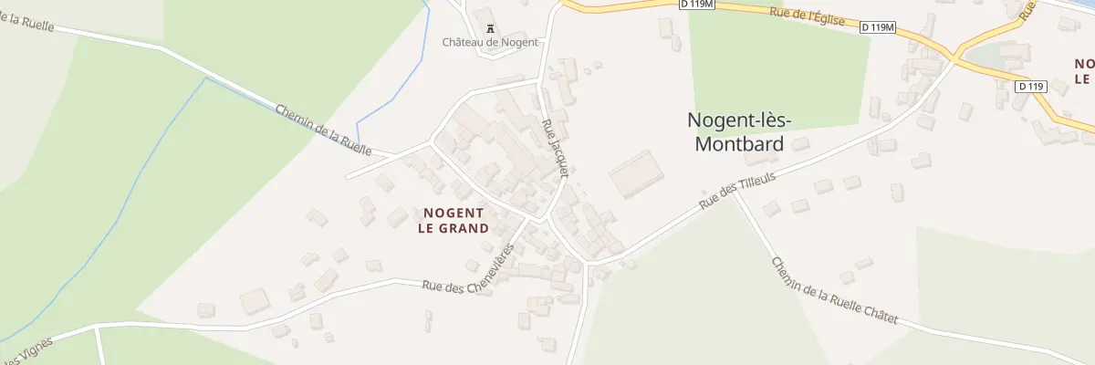 Plan du 3 Rue Jacquet à Nogent-lès-Montbard