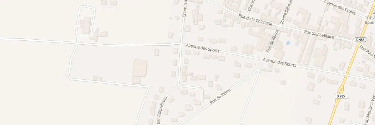 Plan du 2 Rue des Coquelicots à Juniville