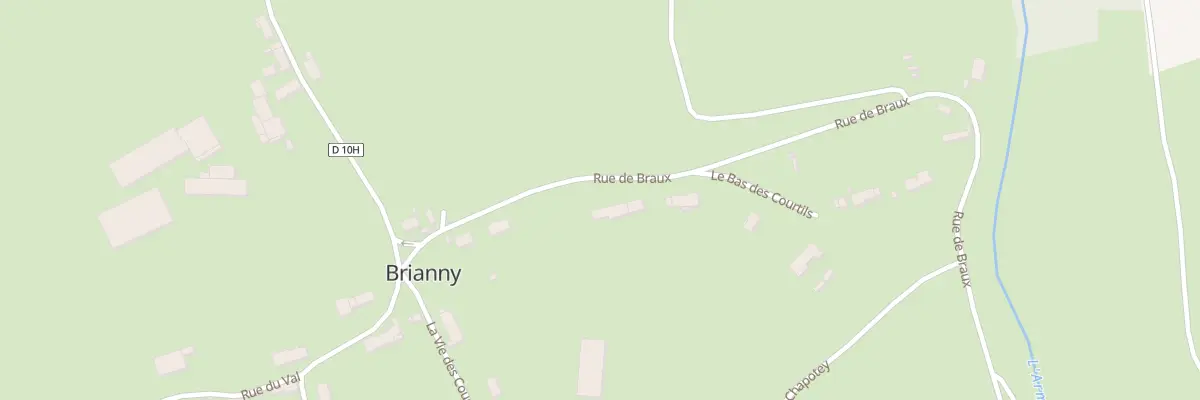 Plan du 12 Rue de Braux à Brianny