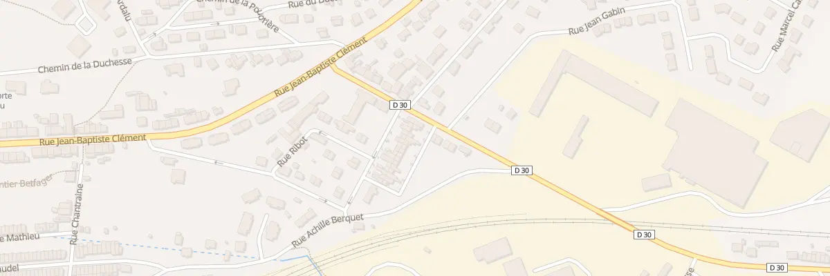 Plan du 29 Rue de la Cite Berquet à Rethel