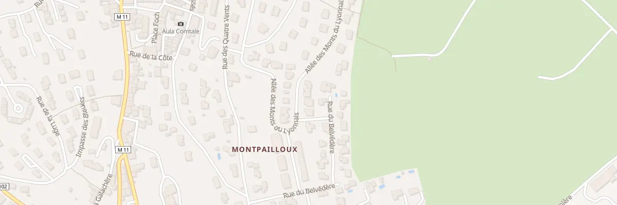 Plan du 25 All des Monts du Lyonnais à Saint-Héand