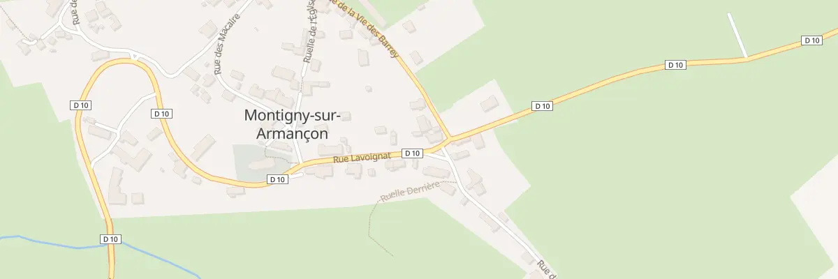 Plan du 1 Rue Lavoignat à Montigny-sur-Armançon