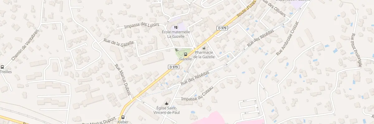 Plan du 108B Rte d’Uzès à Nîmes