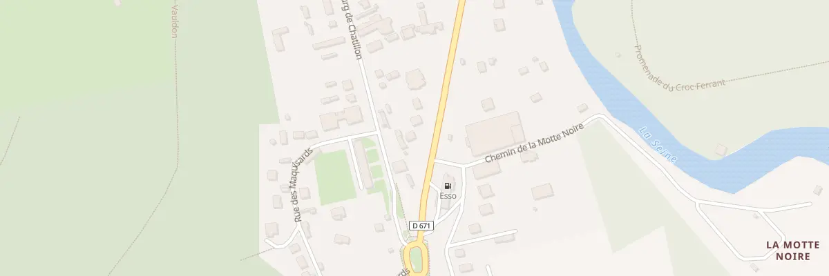 Plan du 3 Fg De Bourgogne à Bar-sur-Seine