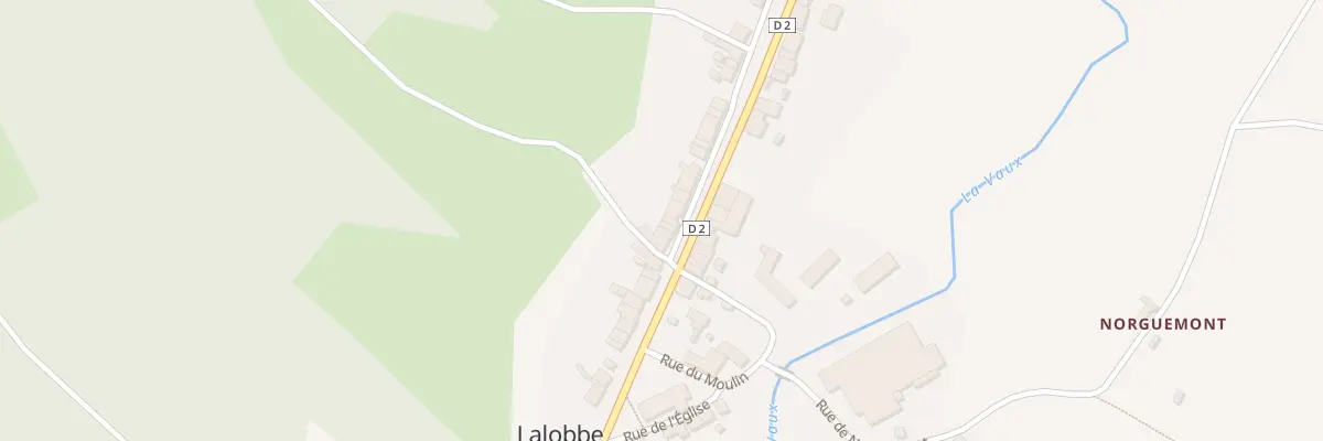 Plan du 3 Rue Haute à Lalobbe