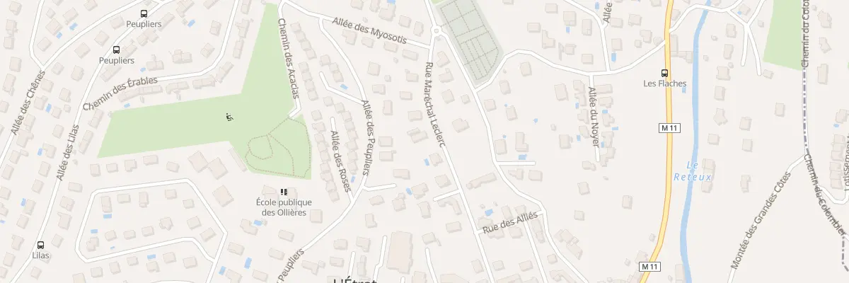 Plan du 15 Rue du Mal Leclerc à L’Étrat