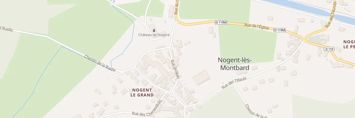 Plan du 4 Rue du Château à Nogent-lès-Montbard