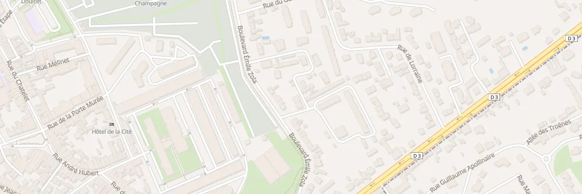 Plan du 71 Bd Emile Zola à Châlons-en-Champagne