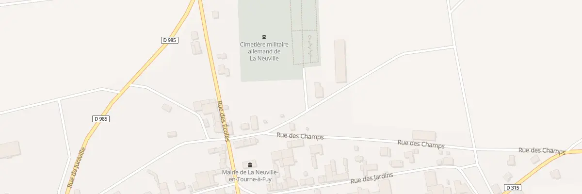 Plan du 11 Rue du cimetière à La Neuville-en-Tourne-à-Fuy