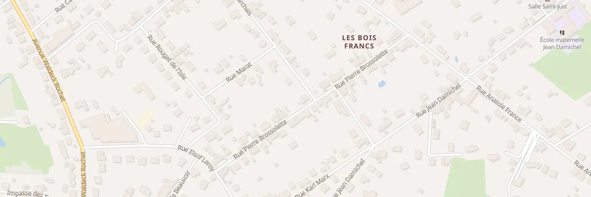 Plan du 18 Rue Pierre Brossolette à Saint-Vallier