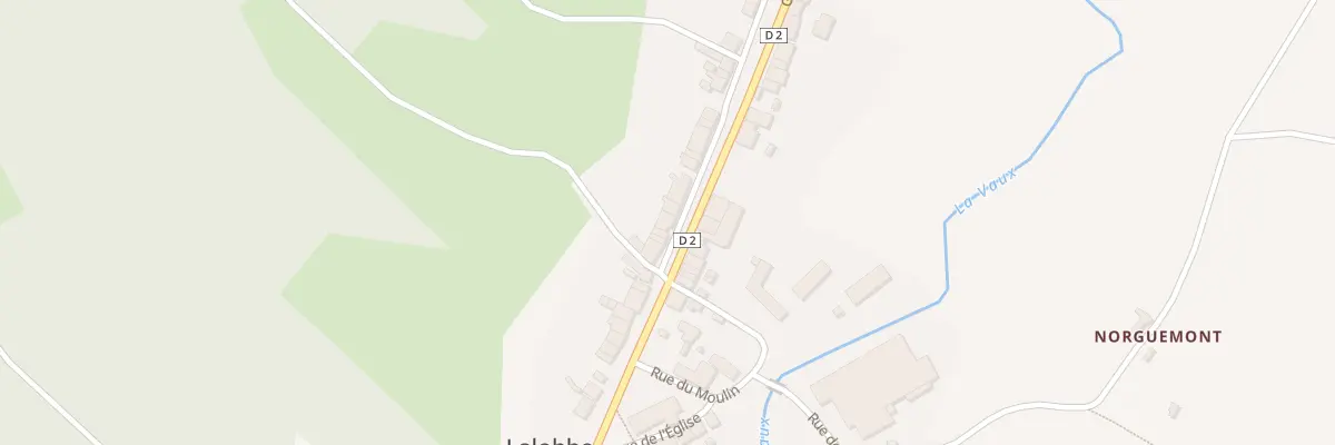 Plan du 5 Rue Haute à Lalobbe