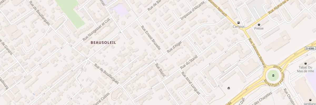 Plan du 159 Rue d’Alger à Nîmes