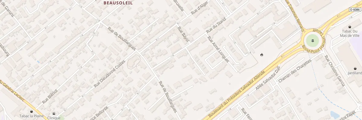 Plan du 8 Rue du Stand à Nîmes