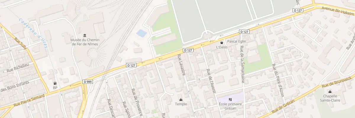 Plan du 2 Rue Lavastre à Nîmes