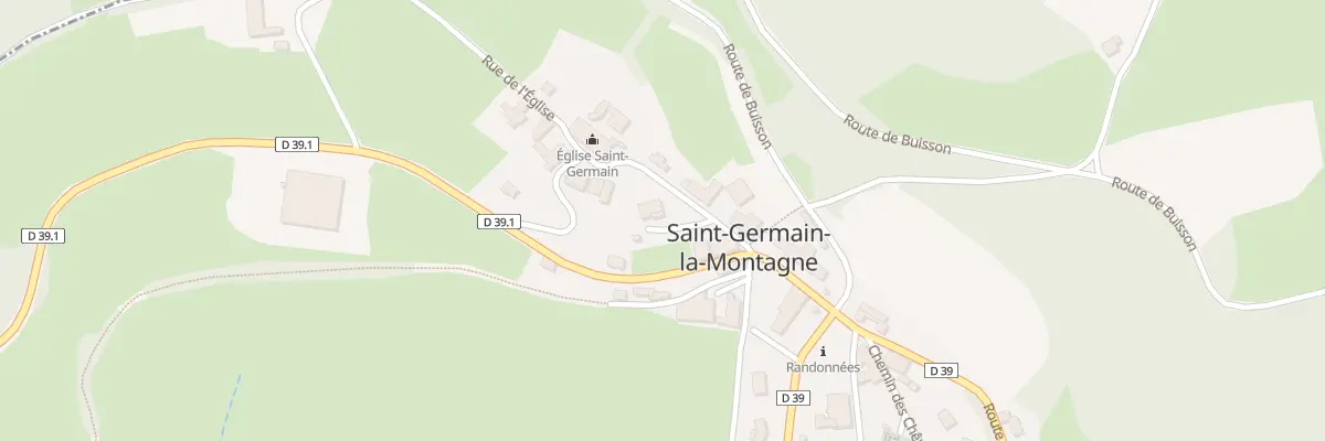 Plan du 35 Rue de l’Église à Saint-Germain-la-Montagne