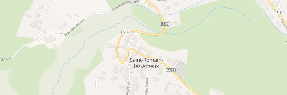 Plan du 28 Rue du Prieuré à Saint-Romain-les-Atheux