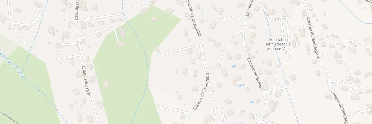 Plan du 32 Che de Chaudabri à Aubenas