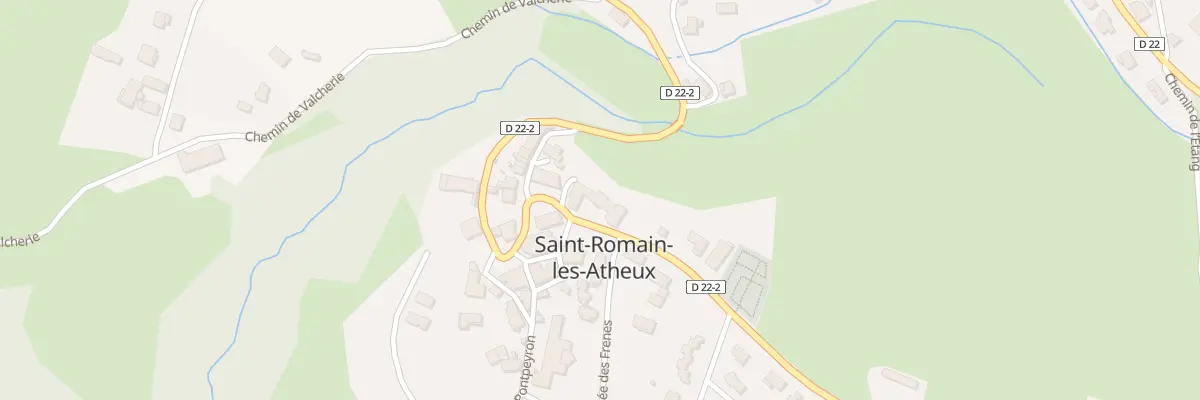 Plan du 1B Rte de Collard à Saint-Romain-les-Atheux