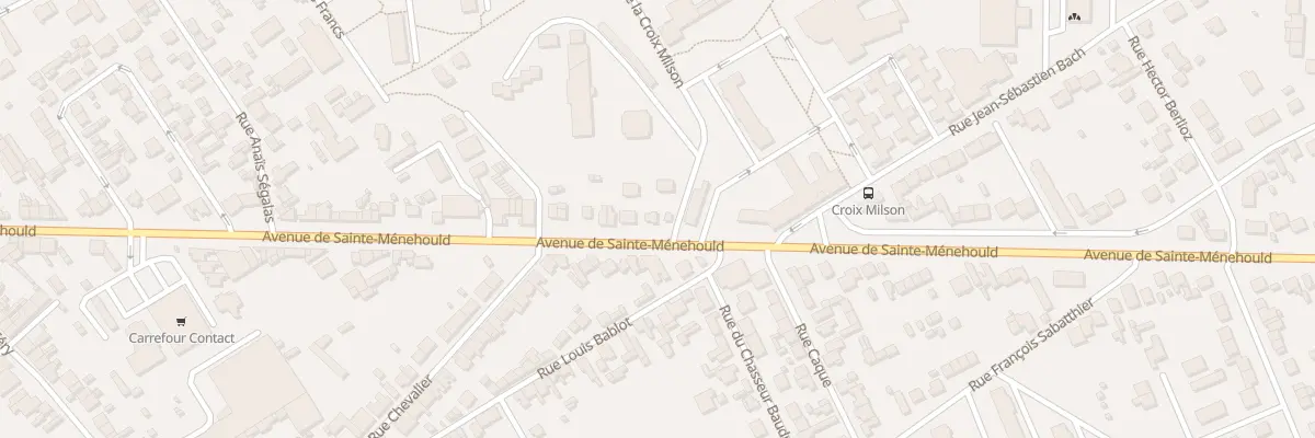 Plan du 111 Av de Sainte-Ménehould à Châlons-en-Champagne