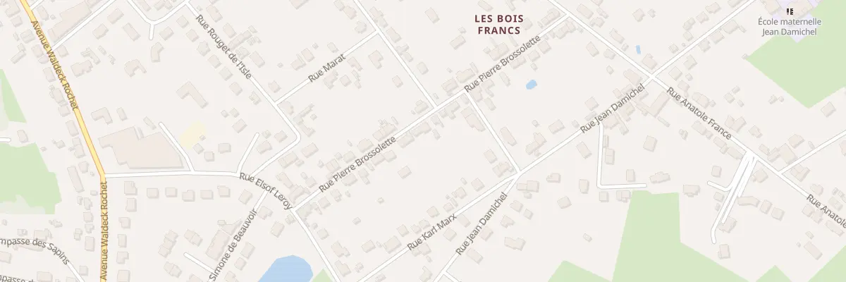 Plan du 23 Rue Pierre Brossolette à Saint-Vallier