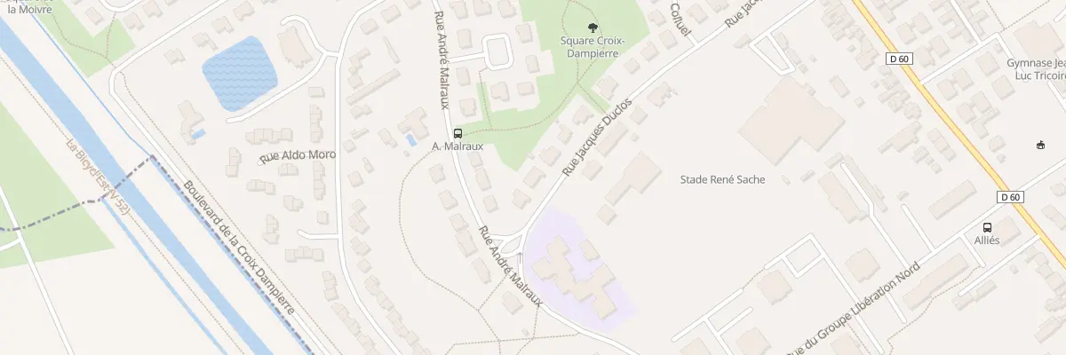 Plan du 20 Rue Jacques Duclos à Châlons-en-Champagne