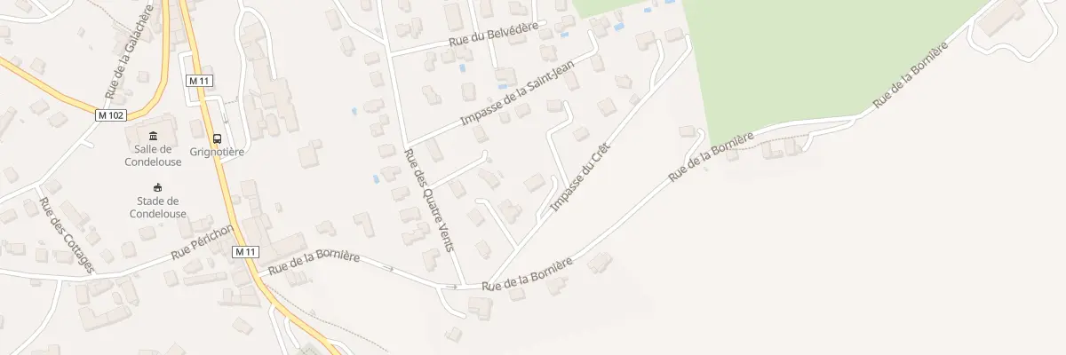 Plan du 11 Imp du Crêt à Saint-Héand