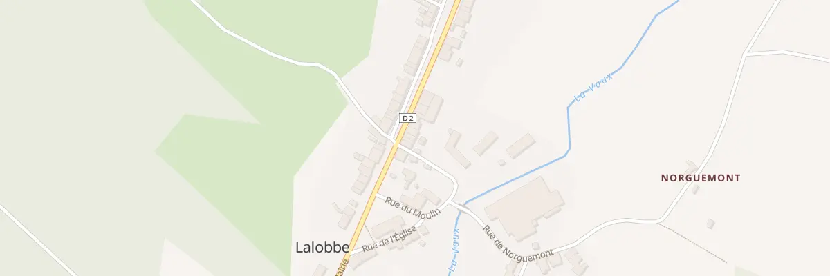 Plan du 12 Grande Rue à Lalobbe