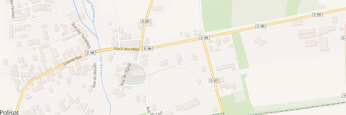 Plan du 4 Rte de Polisy à Polisot