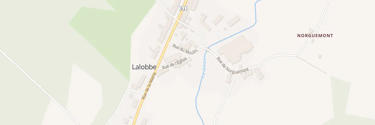 Plan du 6 Rue de l’Église à Lalobbe