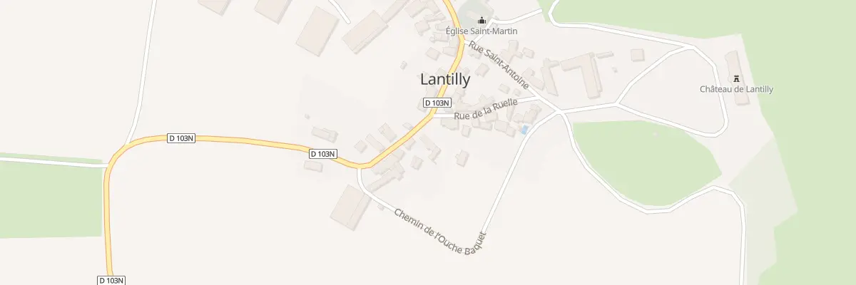 Plan du 7 Rue Chegnot à Lantilly