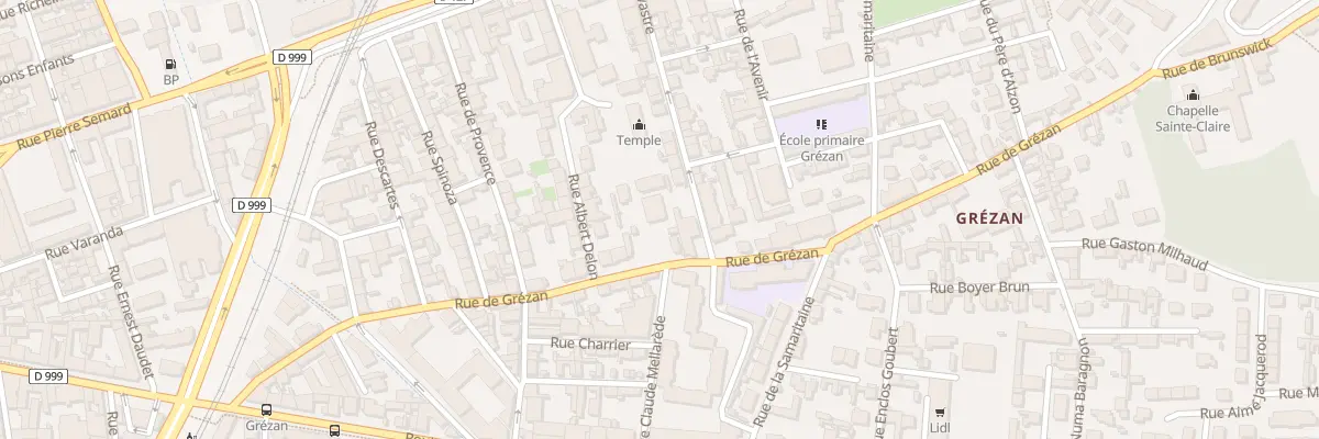 Plan du 37A Rue de Grézan à Nîmes