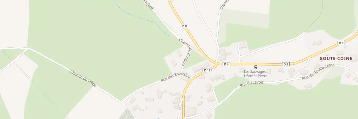 Plan du 170 Che du Goujard aux Sauvages