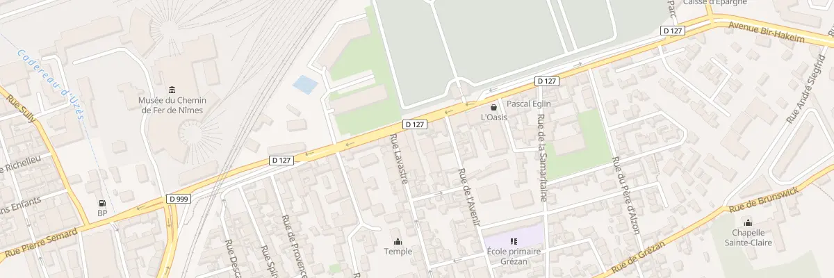 Plan du 136 Rte d’Avignon à Nîmes