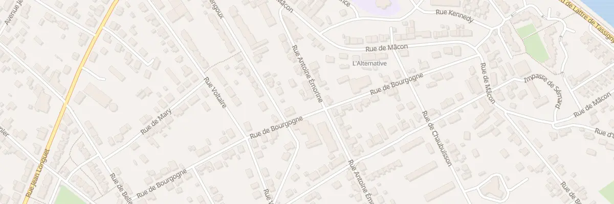 Plan du 30 Rue Antoine Emorine à Montceau-les-Mines